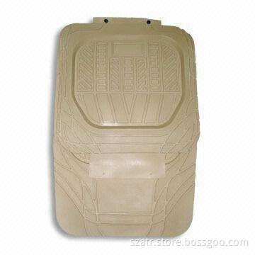 Car Mat, Made of PVC, Available in Beige, Black, or Gray Colors